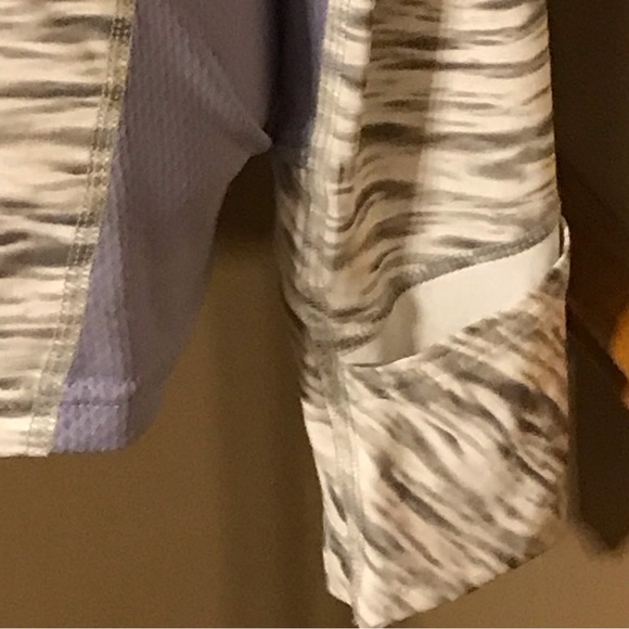 PATAGONIA White Gray Lavender All Weather 1/2 Zip Base Layer Top Size Small. - Picture 8 of 10
